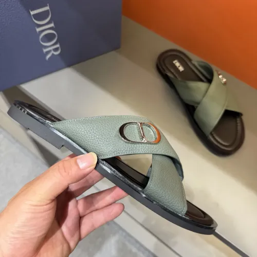 Replica Christian Dior Slippers For Men #1434864 $52.00 USD for Wholesale