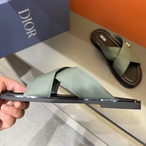Replica Christian Dior Slippers For Men #1434864 $52.00 USD for Wholesale