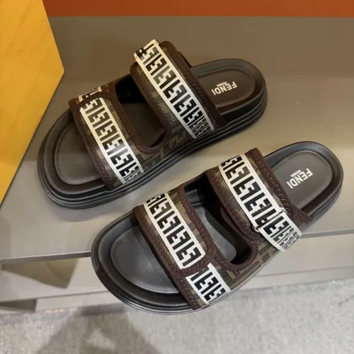 Replica Fendi Slippers For Men #1434869 $60.00 USD for Wholesale