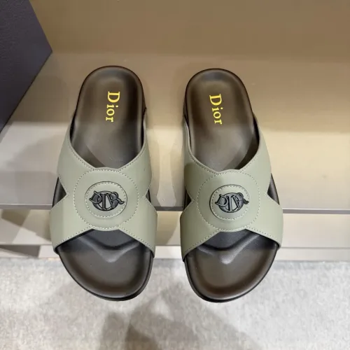 Replica Christian Dior Slippers For Men #1434878 $52.00 USD for Wholesale