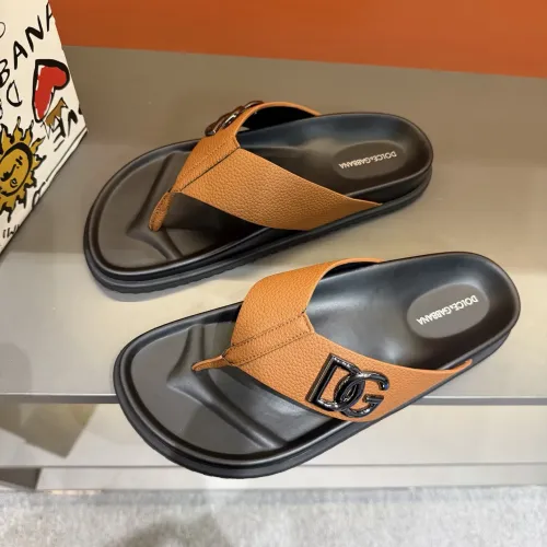 Replica Dolce & Gabbana D&G Slippers For Men #1434887 $52.00 USD for Wholesale