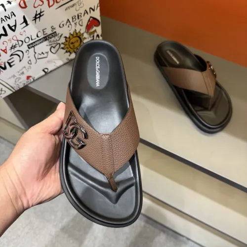 Replica Dolce & Gabbana D&G Slippers For Men #1434889 $52.00 USD for Wholesale