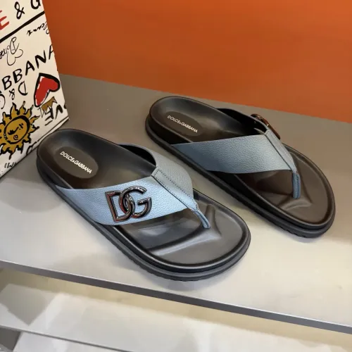 Replica Dolce & Gabbana D&G Slippers For Men #1434890 $52.00 USD for Wholesale