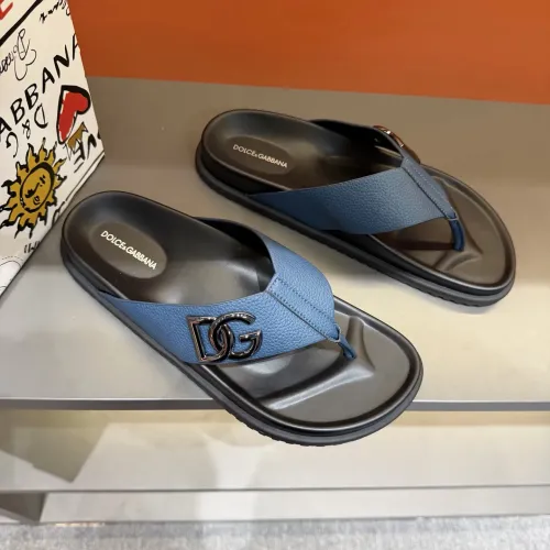 Replica Dolce & Gabbana D&G Slippers For Men #1434891 $52.00 USD for Wholesale