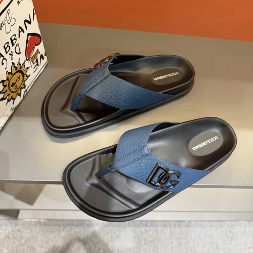 Replica Dolce & Gabbana D&G Slippers For Men #1434891 $52.00 USD for Wholesale