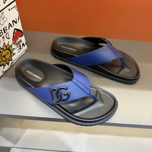 Replica Dolce & Gabbana D&G Slippers For Men #1434892 $52.00 USD for Wholesale
