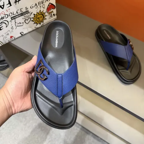 Replica Dolce & Gabbana D&G Slippers For Men #1434892 $52.00 USD for Wholesale
