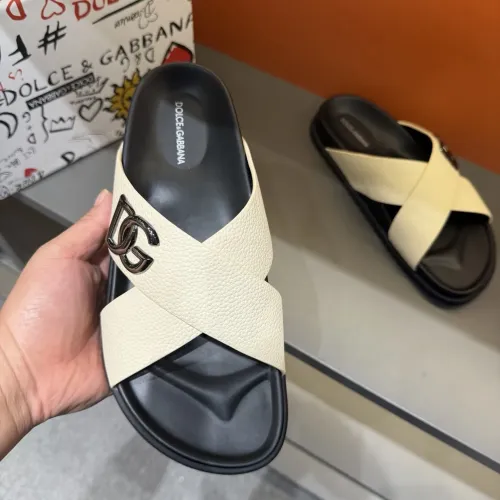 Replica Dolce & Gabbana D&G Slippers For Men #1434896 $52.00 USD for Wholesale