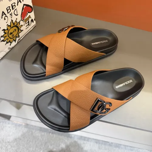 Replica Dolce & Gabbana D&G Slippers For Men #1434897 $52.00 USD for Wholesale