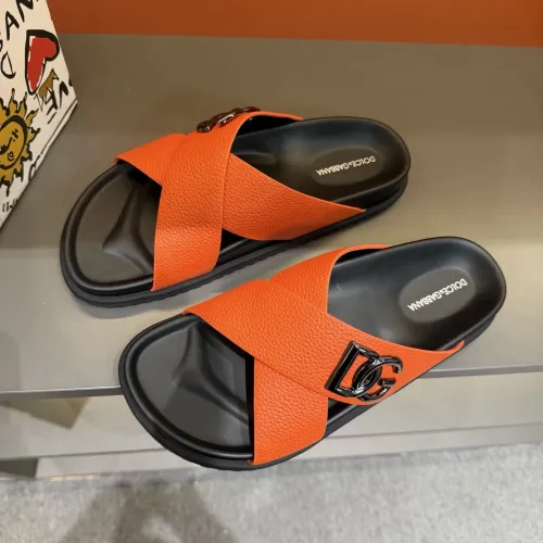 Replica Dolce & Gabbana D&G Slippers For Men #1434898 $52.00 USD for Wholesale