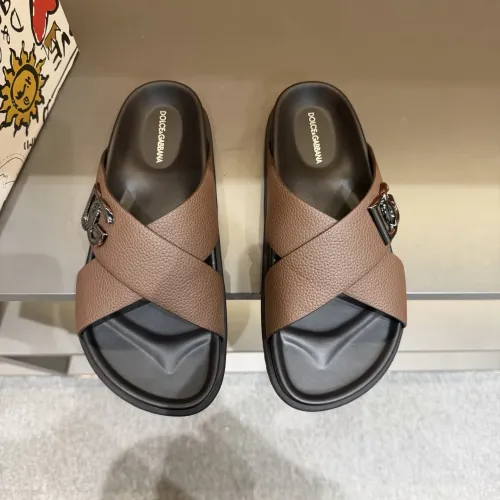Replica Dolce & Gabbana D&G Slippers For Men #1434899 $52.00 USD for Wholesale