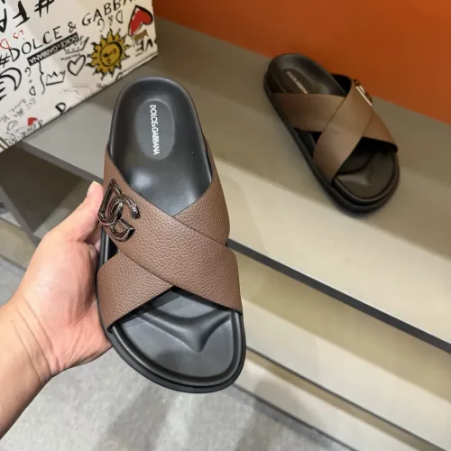 Replica Dolce & Gabbana D&G Slippers For Men #1434899 $52.00 USD for Wholesale