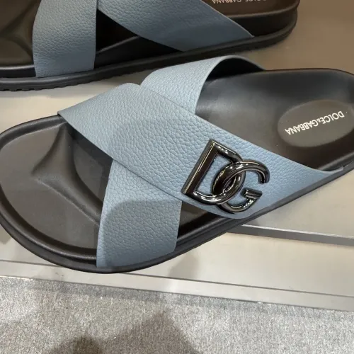 Replica Dolce & Gabbana D&G Slippers For Men #1434900 $52.00 USD for Wholesale