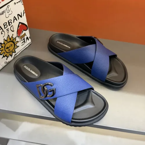 Replica Dolce & Gabbana D&G Slippers For Men #1434902 $52.00 USD for Wholesale