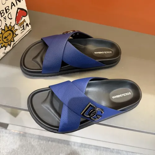 Replica Dolce & Gabbana D&G Slippers For Men #1434902 $52.00 USD for Wholesale