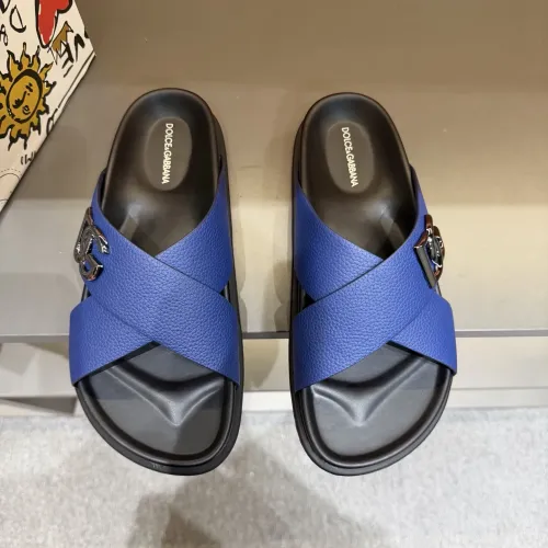 Replica Dolce & Gabbana D&G Slippers For Men #1434902 $52.00 USD for Wholesale
