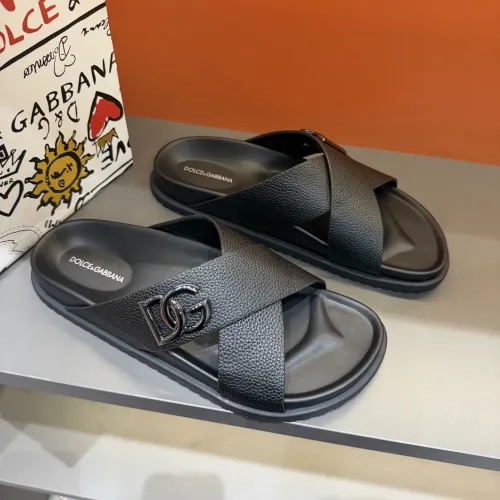 Replica Dolce & Gabbana D&G Slippers For Men #1434904 $52.00 USD for Wholesale