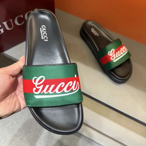 Replica Gucci Slippers For Men #1434907 $52.00 USD for Wholesale