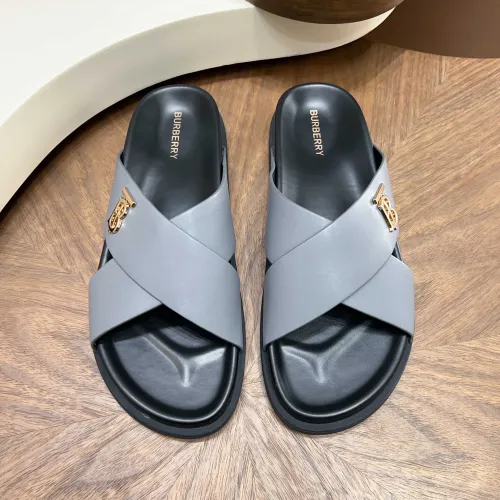 Replica Burberry Slippers For Men #1434920 $85.00 USD for Wholesale