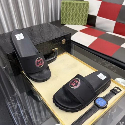 Replica Gucci Slippers For Men #1434956 $48.00 USD for Wholesale