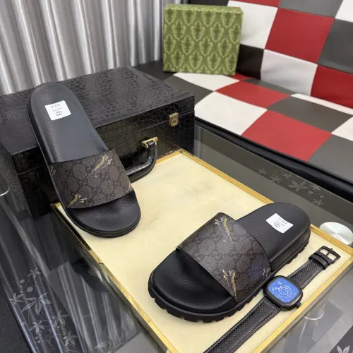 Gucci Slippers For Men #1434996 $48.00 USD, Wholesale Replica Gucci Slippers