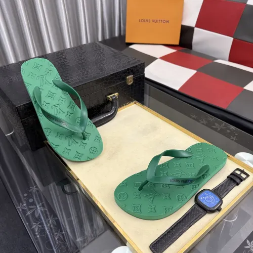 Replica Louis Vuitton Slippers For Men #1435001 $45.00 USD for Wholesale