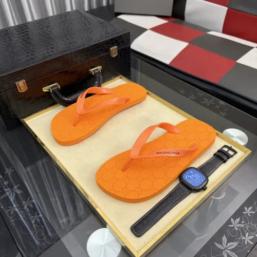 Replica Balenciaga Slippers For Men #1435002 $45.00 USD for Wholesale