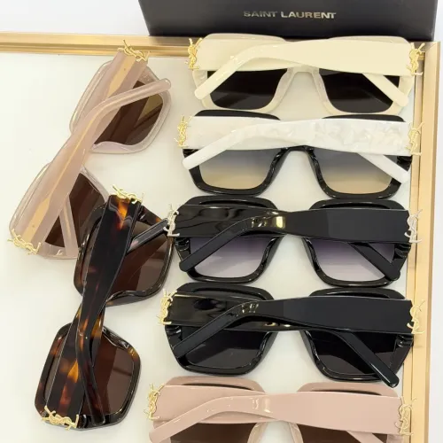 Replica Yves Saint Laurent YSL AAA Quality Sunglasses #1435038 $60.00 USD for Wholesale