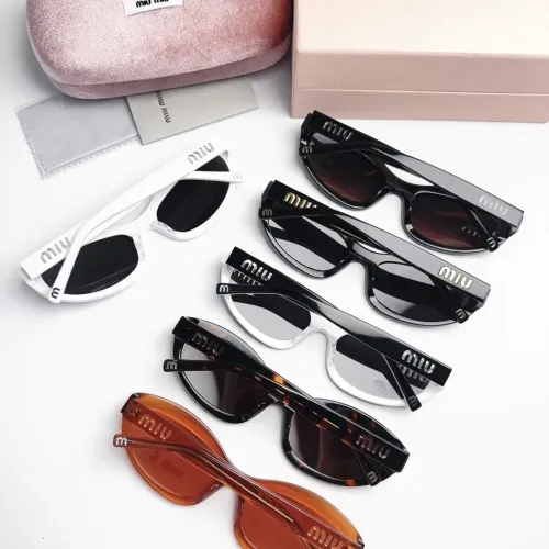 Replica MIU MIU AAA Quality Sunglasses #1435058 $48.00 USD for Wholesale