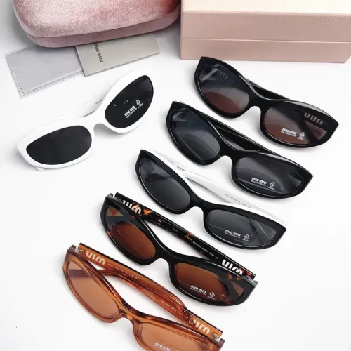Replica MIU MIU AAA Quality Sunglasses #1435060 $48.00 USD for Wholesale