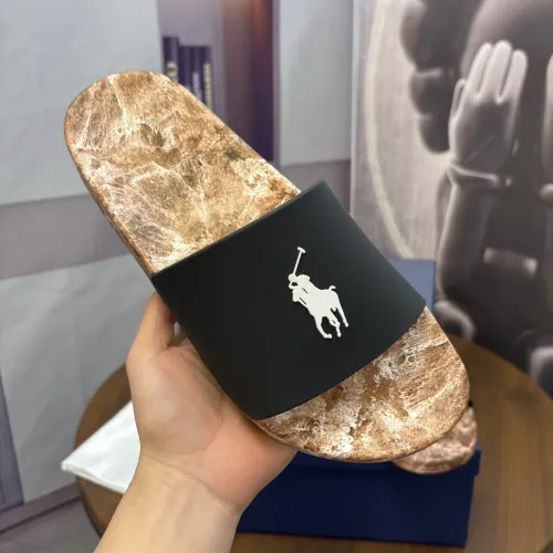 Replica Ralph Lauren Polo Slippers For Men #1435064 $45.00 USD for Wholesale