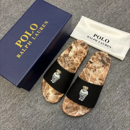 Replica Ralph Lauren Polo Slippers For Men #1435066 $45.00 USD for Wholesale