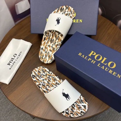 Replica Ralph Lauren Polo Slippers For Men #1435074 $45.00 USD for Wholesale