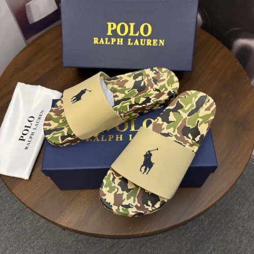 Replica Ralph Lauren Polo Slippers For Men #1435085 $45.00 USD for Wholesale