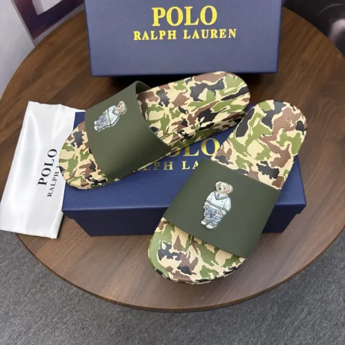 Replica Ralph Lauren Polo Slippers For Men #1435090 $45.00 USD for Wholesale