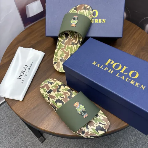Replica Ralph Lauren Polo Slippers For Men #1435092 $45.00 USD for Wholesale