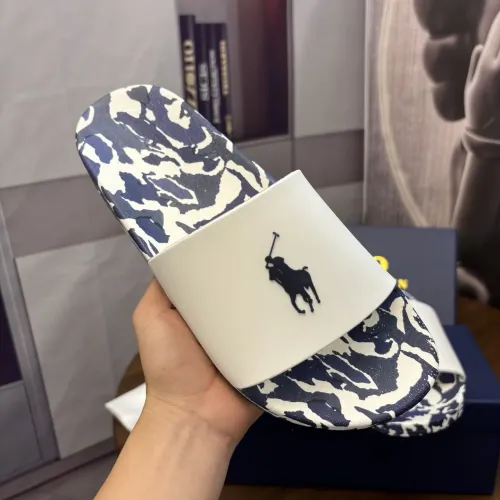 Replica Ralph Lauren Polo Slippers For Men #1435101 $45.00 USD for Wholesale