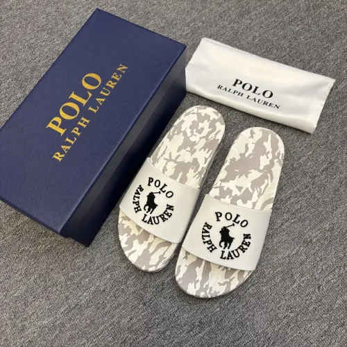 Replica Ralph Lauren Polo Slippers For Men #1435114 $45.00 USD for Wholesale