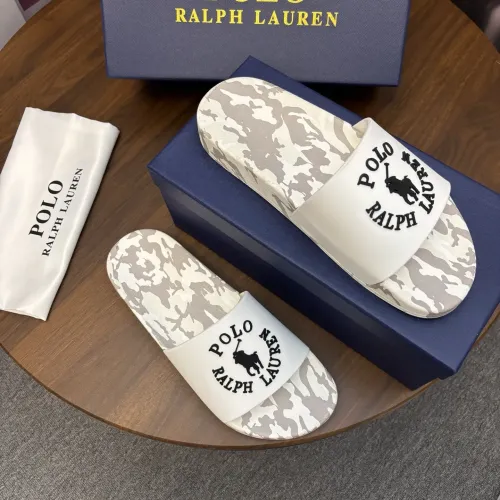 Replica Ralph Lauren Polo Slippers For Men #1435114 $45.00 USD for Wholesale