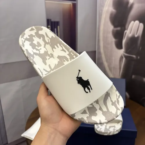 Replica Ralph Lauren Polo Slippers For Men #1435116 $45.00 USD for Wholesale