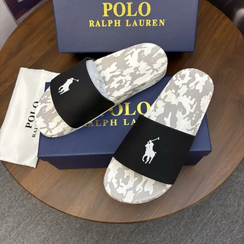 Replica Ralph Lauren Polo Slippers For Men #1435117 $45.00 USD for Wholesale