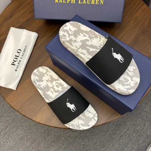 Replica Ralph Lauren Polo Slippers For Men #1435117 $45.00 USD for Wholesale