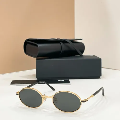 Montblanc AAA Quality Sunglasses #1435122 $64.00 USD, Wholesale Replica Montblanc AAA Quality Sunglasses