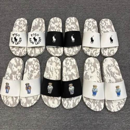 Replica Ralph Lauren Polo Slippers For Men #1435124 $45.00 USD for Wholesale