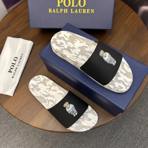 Replica Ralph Lauren Polo Slippers For Men #1435127 $45.00 USD for Wholesale