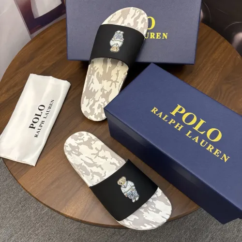 Replica Ralph Lauren Polo Slippers For Men #1435127 $45.00 USD for Wholesale