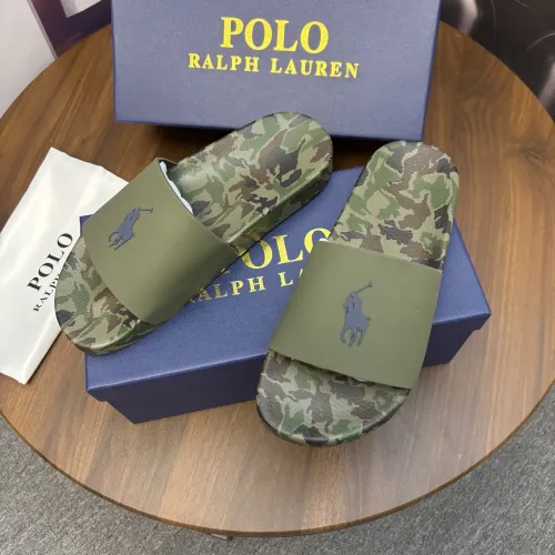 Replica Ralph Lauren Polo Slippers For Men #1435130 $45.00 USD for Wholesale