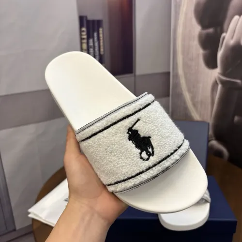 Replica Ralph Lauren Polo Slippers For Men #1435132 $45.00 USD for Wholesale