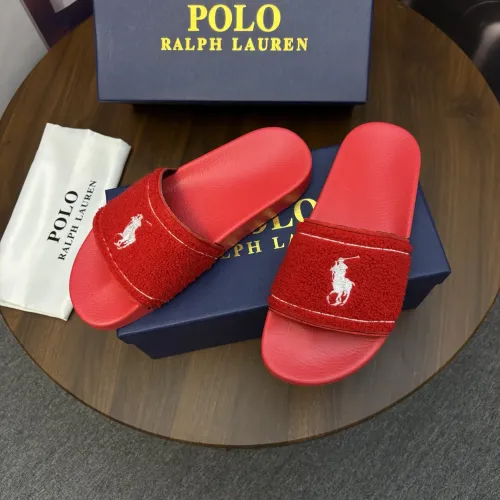 Replica Ralph Lauren Polo Slippers For Men #1435133 $45.00 USD for Wholesale