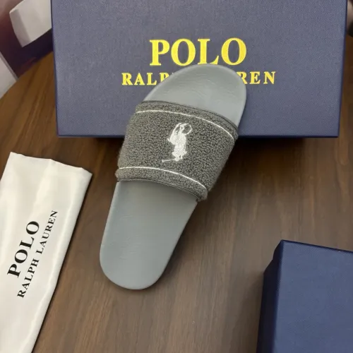Replica Ralph Lauren Polo Slippers For Men #1435134 $45.00 USD for Wholesale